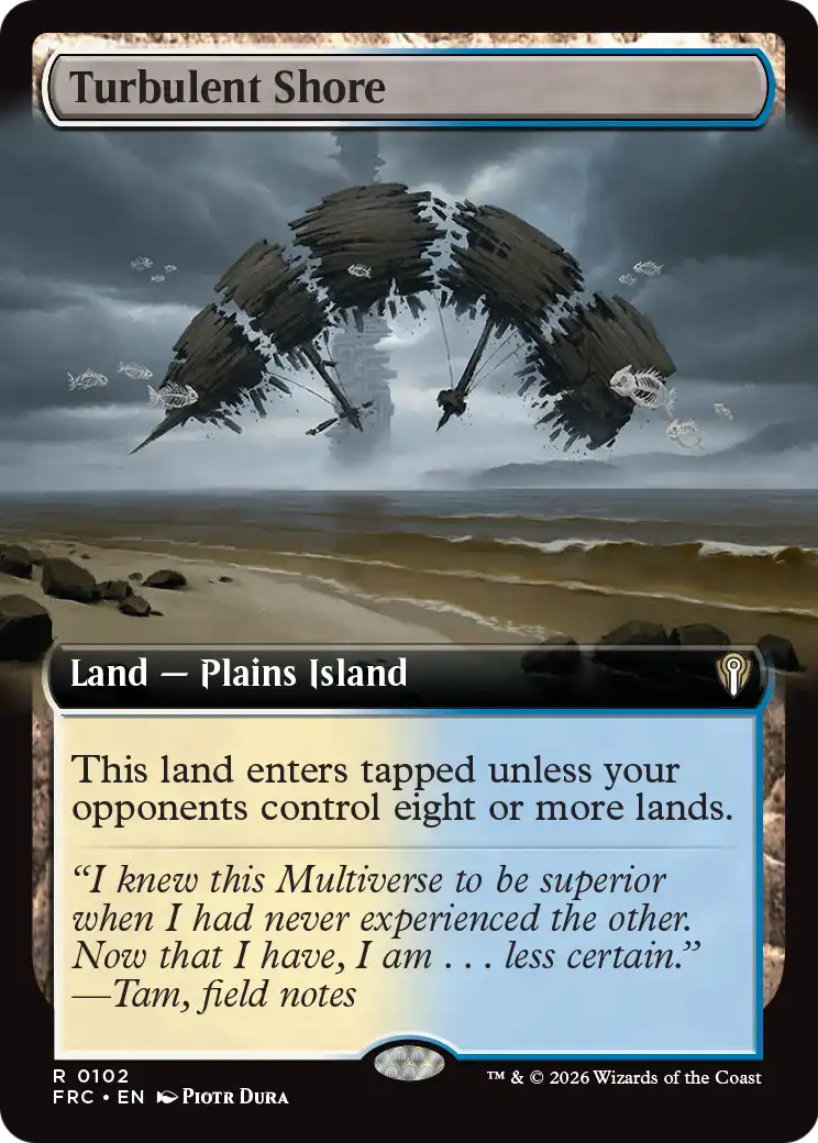 Turbulent Shore (Extended Art) [Reality Fracture Commander] | Gamers Paradise
