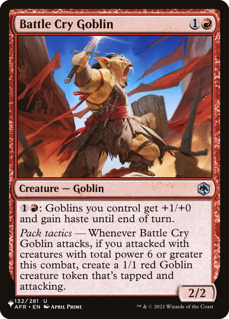 Battle Cry Goblin [The List Reprints] | Gamers Paradise