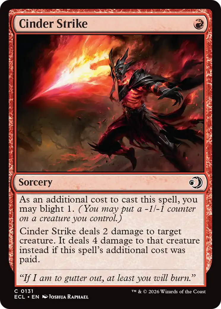 Cinder Strike [Lorwyn Eclipsed] | Gamers Paradise