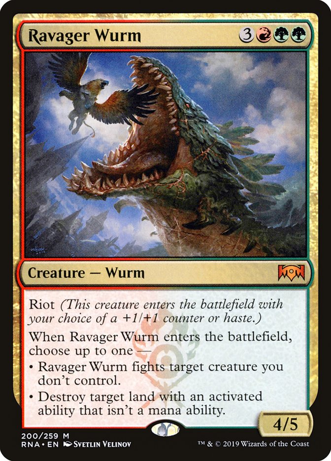 Ravager Wurm [Ravnica Allegiance] | Gamers Paradise