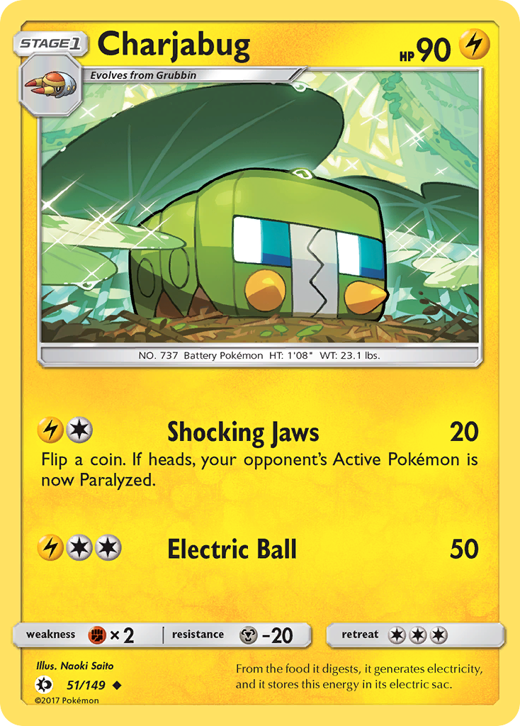 Charjabug (51/149) [Sun & Moon: Base Set] | Gamers Paradise