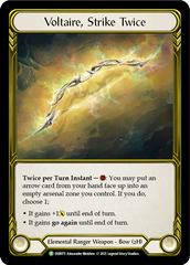 Voltaire, Strike Twice (Golden) [FAB075] (Promo)  Cold Foil | Gamers Paradise