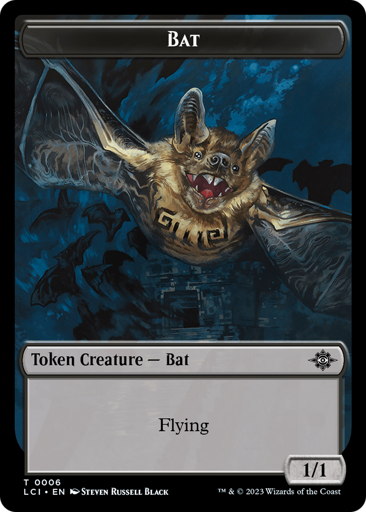 Map // Bat Double-Sided Token [The Lost Caverns of Ixalan Tokens] | Gamers Paradise