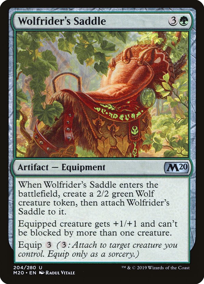 Wolfrider's Saddle [Core Set 2020] | Gamers Paradise