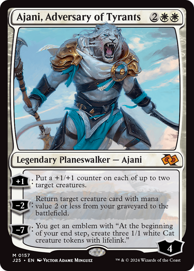 Ajani, Adversary of Tyrants [Foundations Jumpstart] | Gamers Paradise