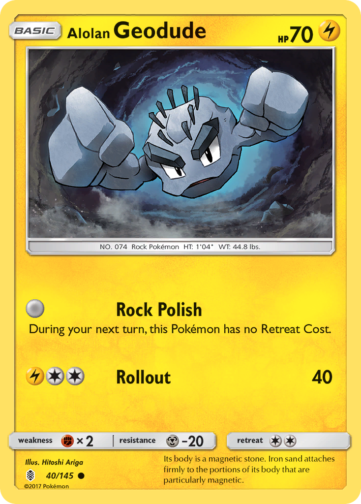 Alolan Geodude (40/145) [Sun & Moon: Guardians Rising] | Gamers Paradise