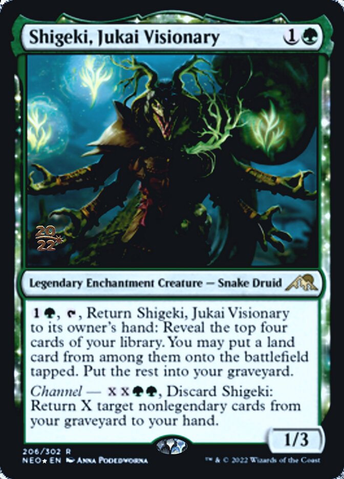 Shigeki, Jukai Visionary [Kamigawa: Neon Dynasty Prerelease Promos] | Gamers Paradise