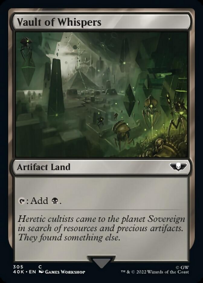 Vault of Whispers (Surge Foil) [Warhammer 40,000] | Gamers Paradise