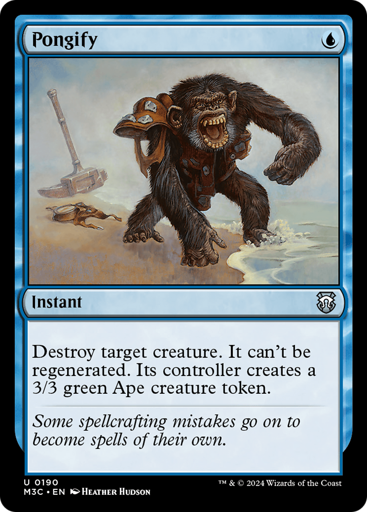 Pongify (Ripple Foil) [Modern Horizons 3 Commander] | Gamers Paradise
