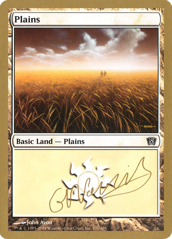 Plains (gn331) (Gabriel Nassif) [World Championship Decks 2004] | Gamers Paradise