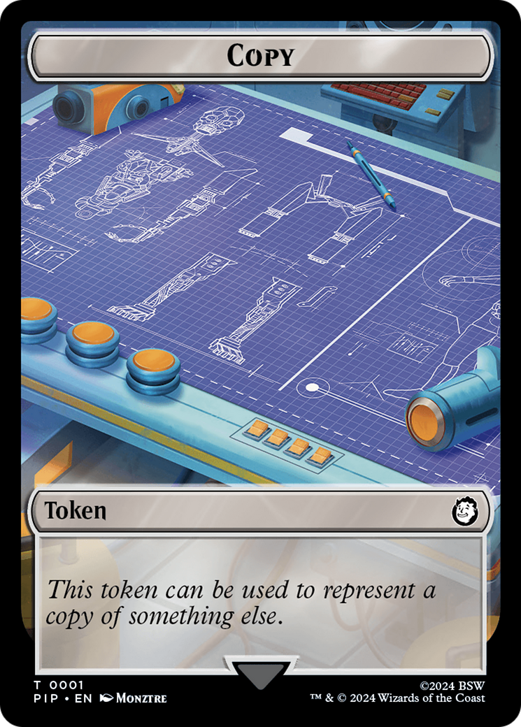 Radiation // Copy Double-Sided Token [Fallout Tokens] | Gamers Paradise