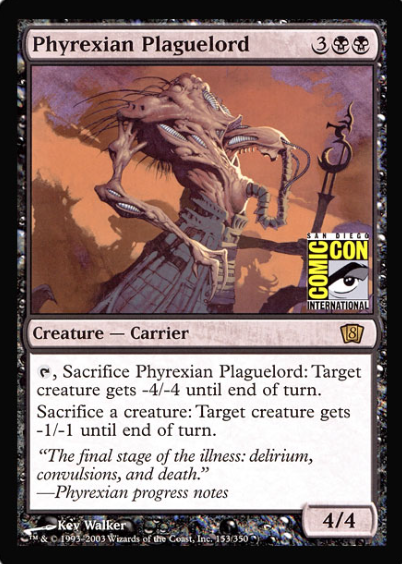 Phyrexian Plaguelord (San Diego Comic Con Oversized) [Oversize Cards] | Gamers Paradise