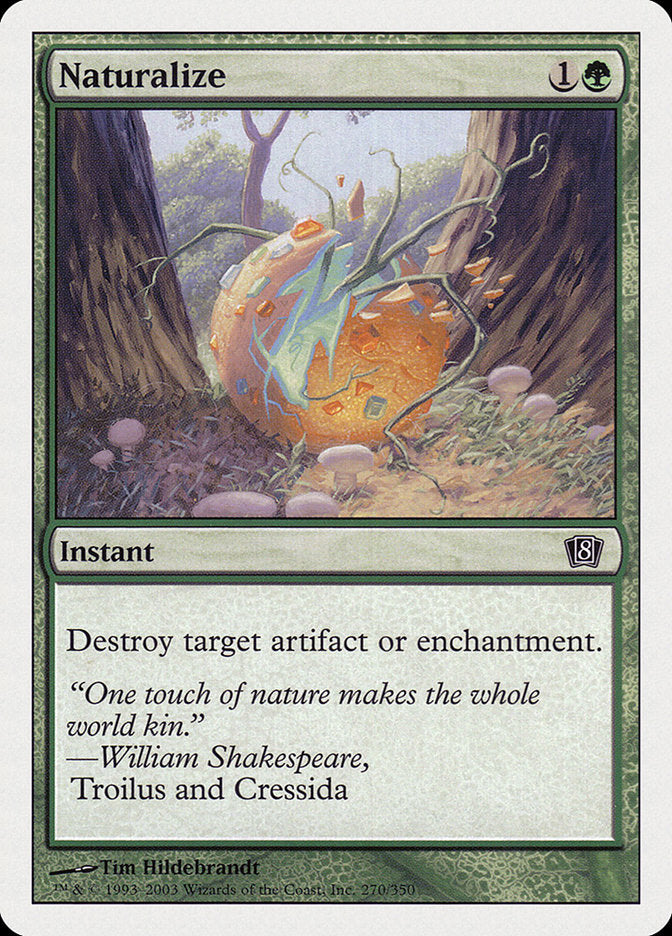 Naturalize (8th Edition) [Oversize Cards] | Gamers Paradise