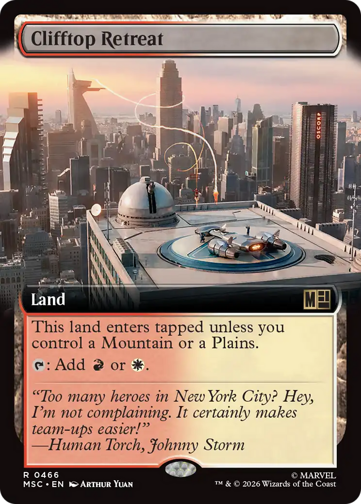Clifftop Retreat (Extended Art) [Marvel Super Heroes Commander] | Gamers Paradise