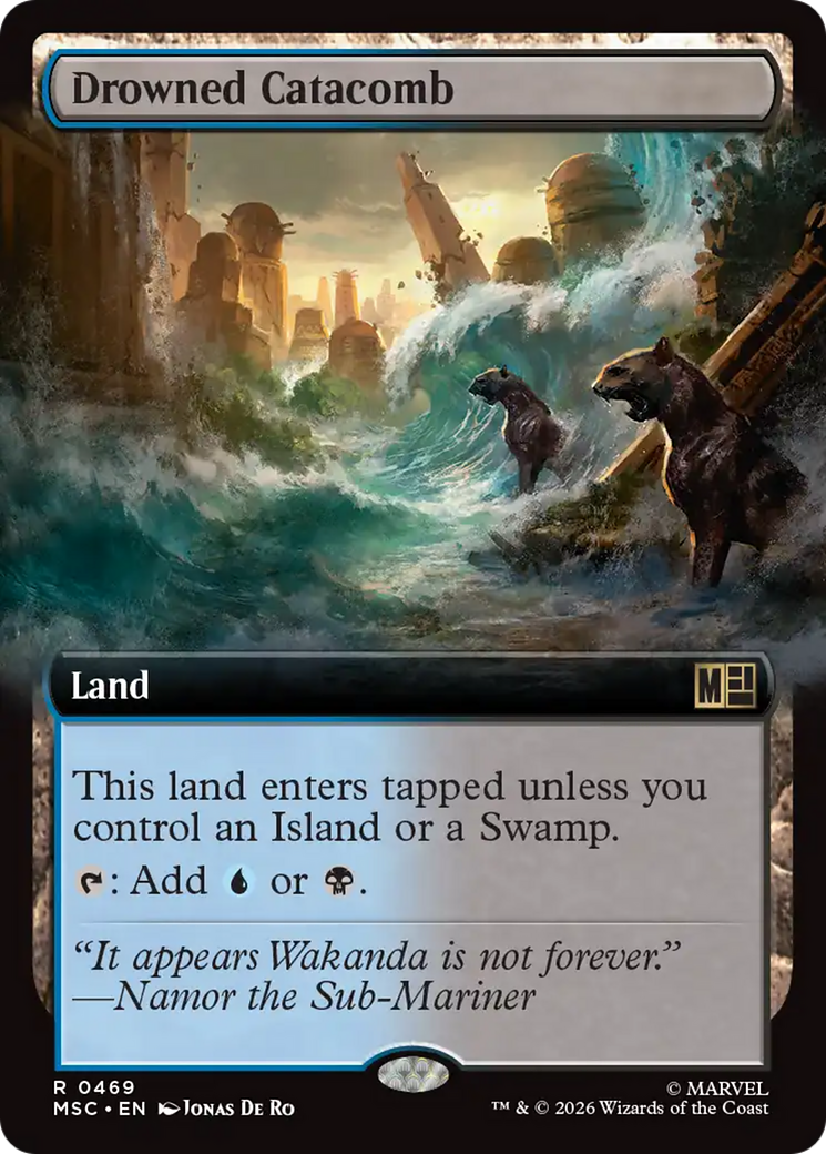 Drowned Catacomb (Extended Art) [Marvel Super Heroes Commander] | Gamers Paradise