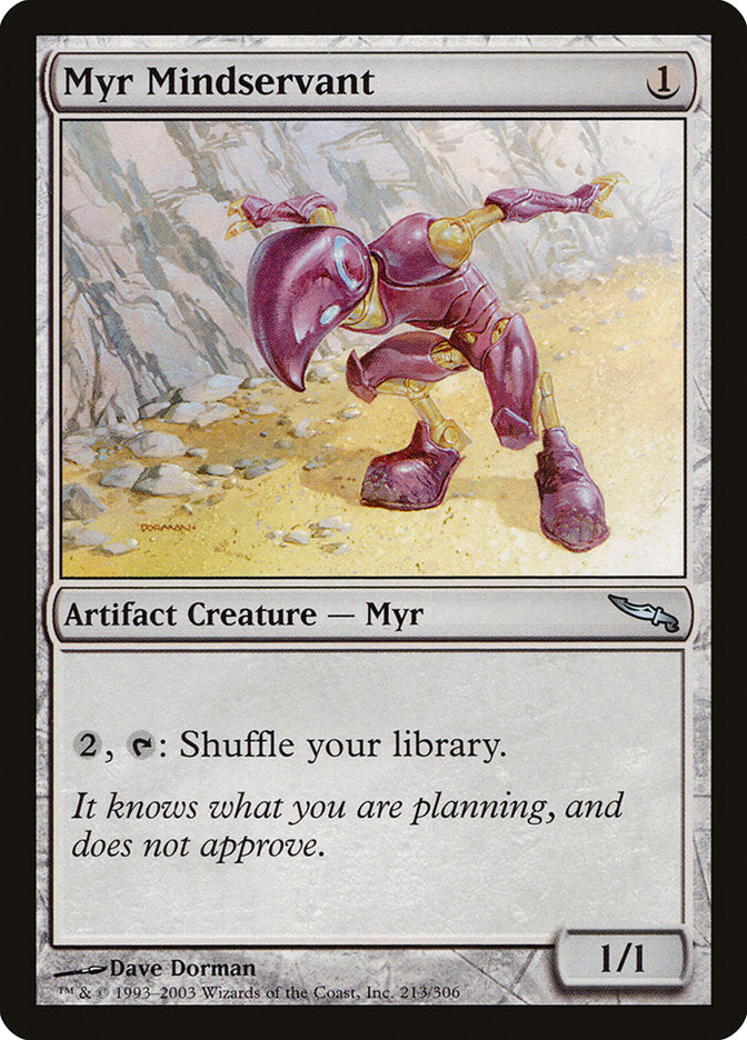 Myr Mindservant [Mirrodin] | Gamers Paradise