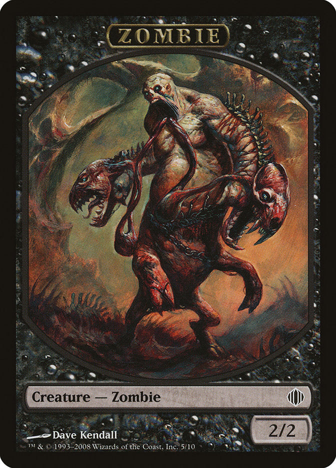 Zombie Token [Shards of Alara Tokens] | Gamers Paradise
