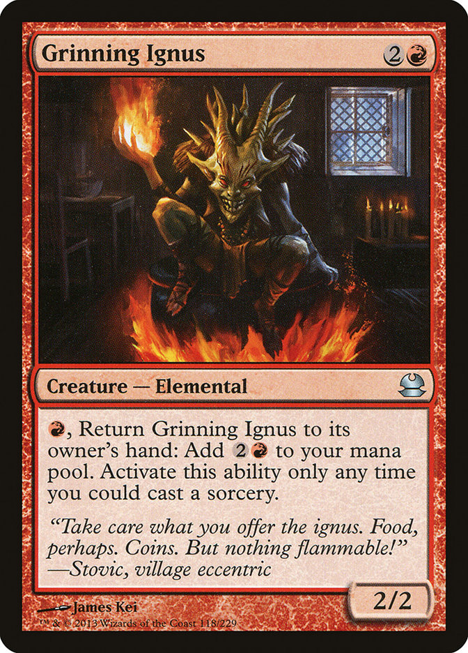 Grinning Ignus [Modern Masters] | Gamers Paradise
