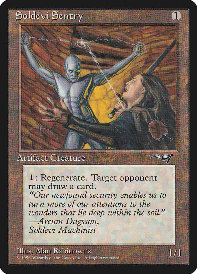 Soldevi Sentry (Hands Raised) [Alliances] | Gamers Paradise