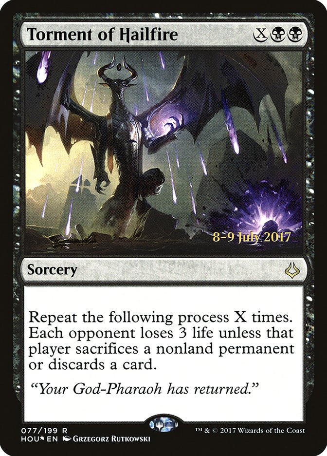 Torment of Hailfire [Hour of Devastation Prerelease Promos] | Gamers Paradise