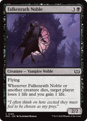 Falkenrath Noble [Duskmourn: House of Horror Commander] | Gamers Paradise