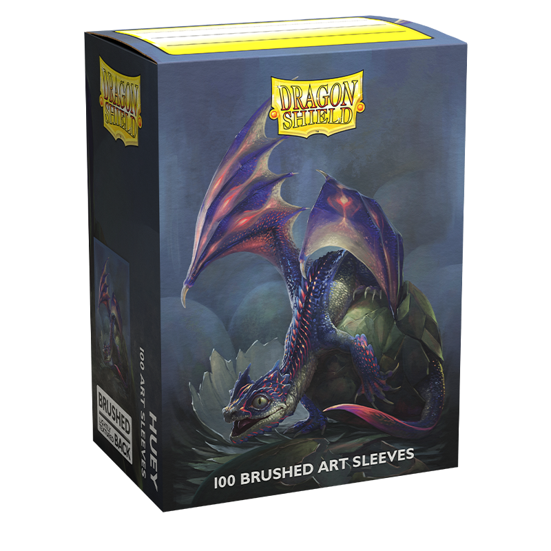 Dragon Shield: Standard 100ct Brushed Art Sleeves - Huey | Gamers Paradise