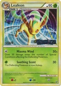 Leafeon (17/90) (Prerelease Promo) [Staff] [Nintendo: Black Star Promos] | Gamers Paradise