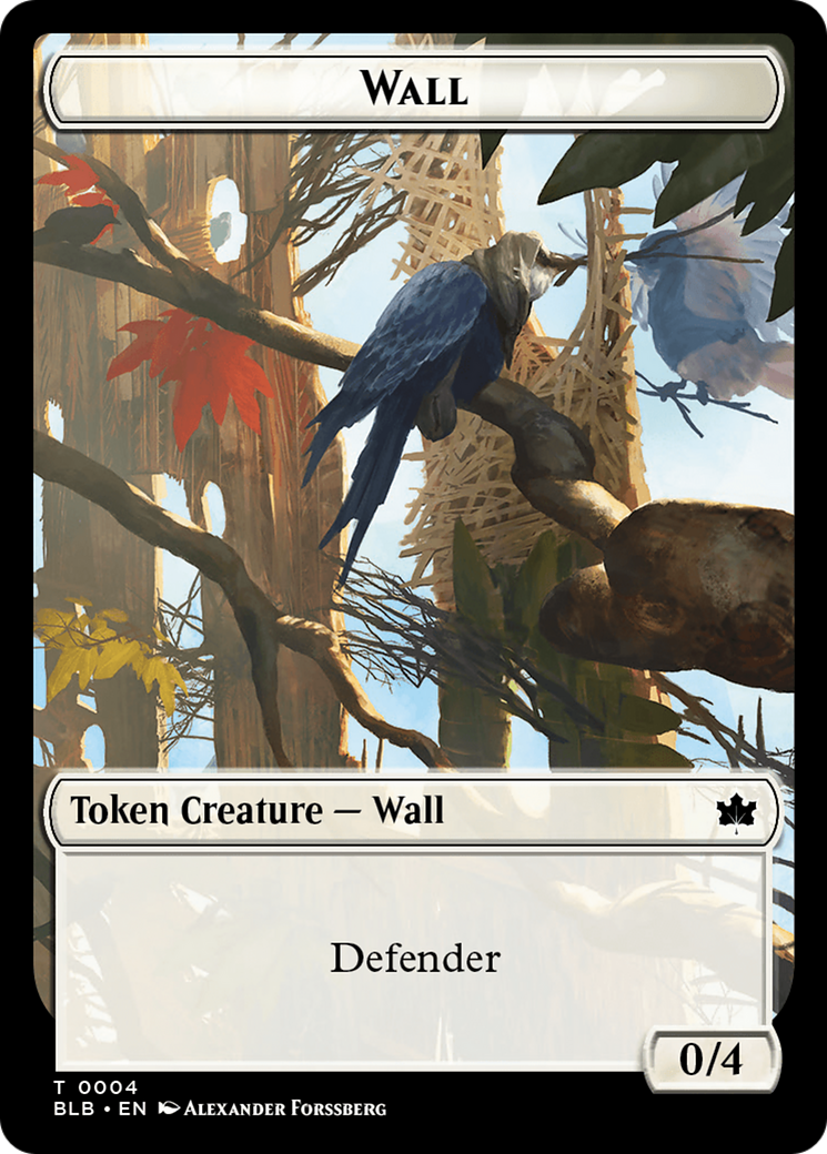 Wall Token [Bloomburrow Tokens] | Gamers Paradise