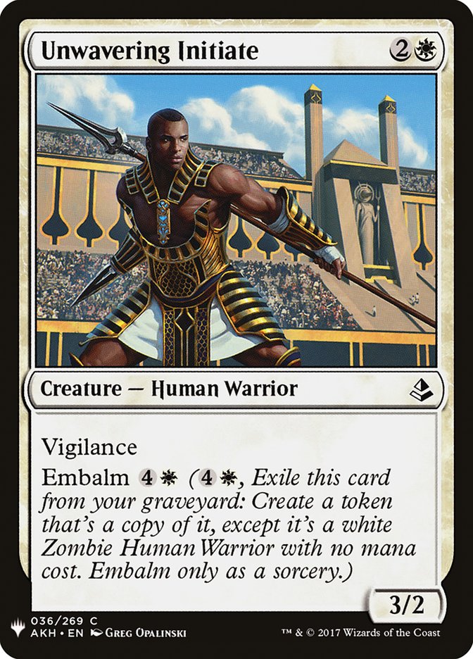 Unwavering Initiate [Mystery Booster] | Gamers Paradise