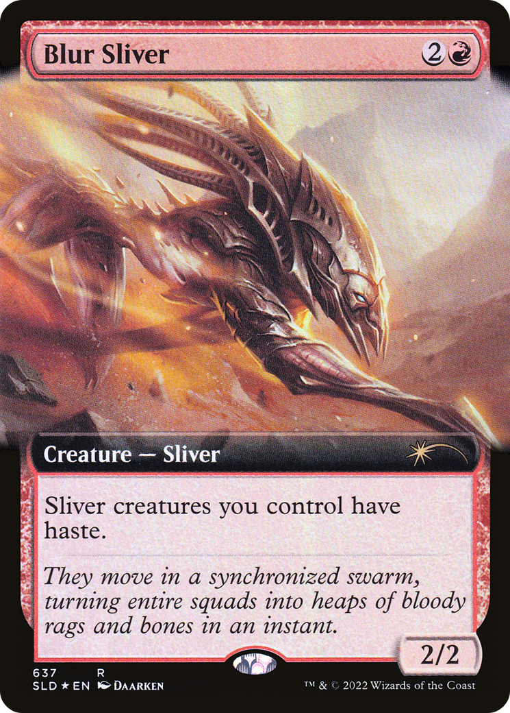 Blur Sliver (Extended Art) [Secret Lair Drop Promos] | Gamers Paradise