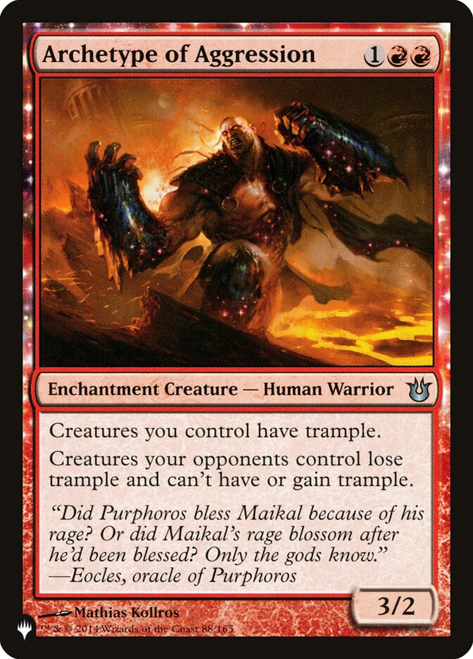Archetype of Aggression [The List] | Gamers Paradise