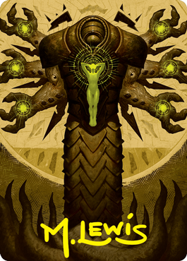 Inquisition of Kozilek Art Card (Gold-Stamped Signature) [Strixhaven: School of Mages Art Series] | Gamers Paradise