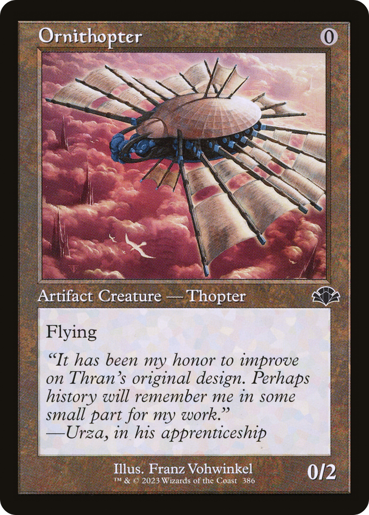 Ornithopter (Retro) [Dominaria Remastered] | Gamers Paradise
