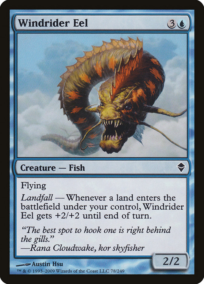 Windrider Eel [Zendikar] | Gamers Paradise