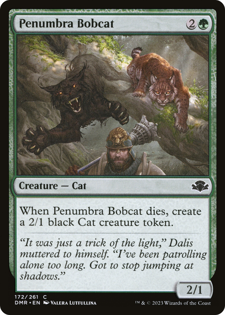 Penumbra Bobcat [Dominaria Remastered] | Gamers Paradise