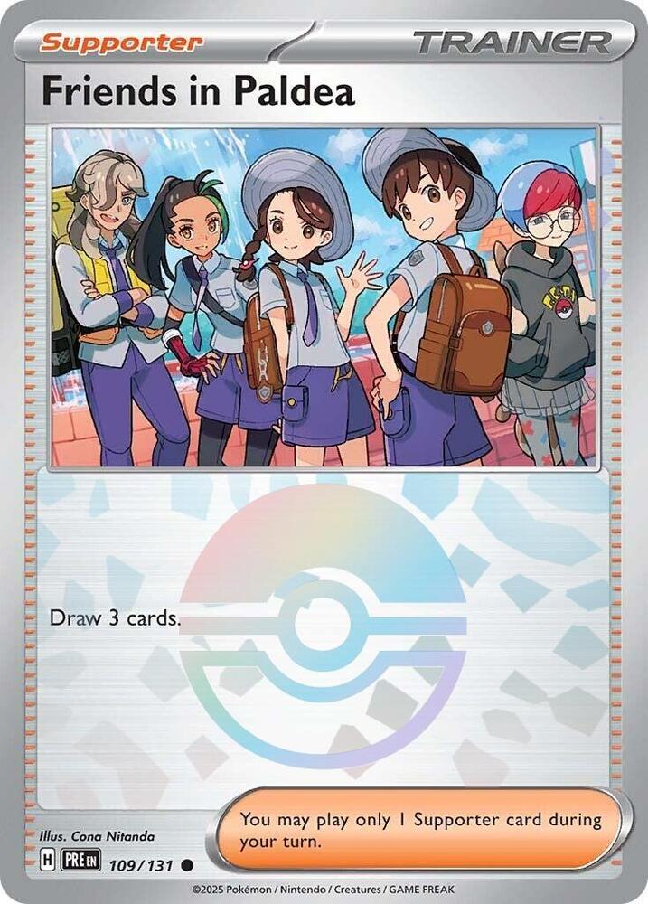 Friends in Paldea (109/131) (Poke Ball Pattern) [Scarlet & Violet: Prismatic Evolutions] | Gamers Paradise