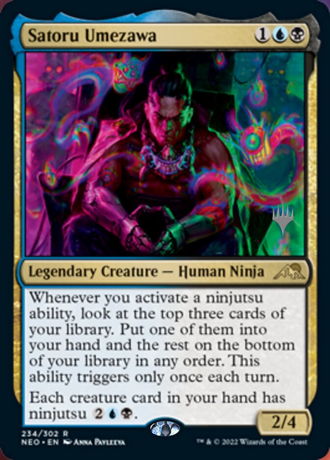 Satoru Umezawa (Promo Pack) [Kamigawa: Neon Dynasty Promos] | Gamers Paradise