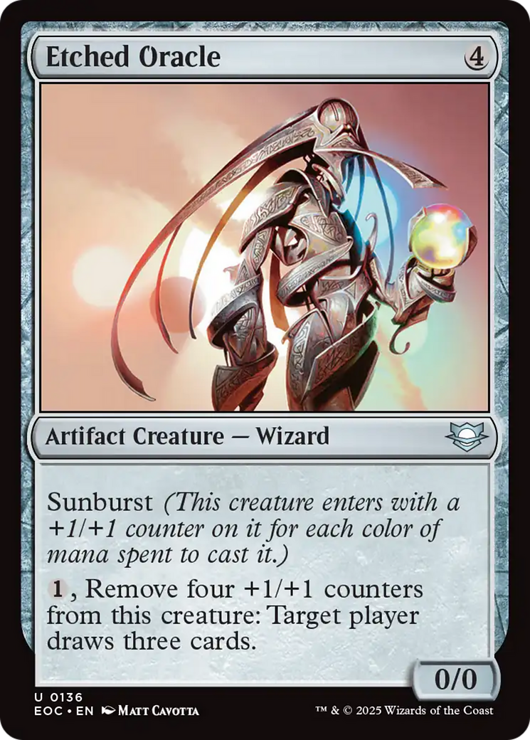 Etched Oracle [Edge of Eternities Commander] | Gamers Paradise