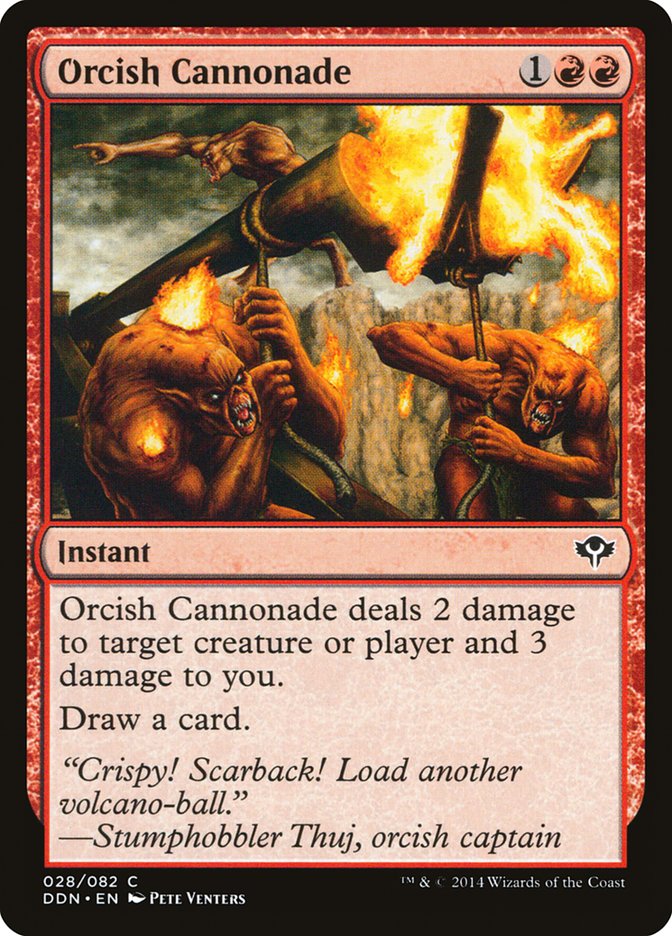 Orcish Cannonade [Duel Decks: Speed vs. Cunning] | Gamers Paradise