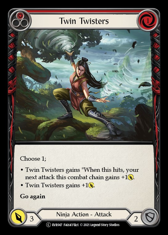 Twin Twisters (Red) [EVR047] (Everfest)  1st Edition Normal | Gamers Paradise