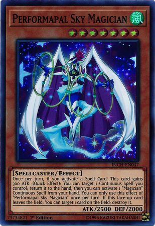 Performapal Sky Magician [INCH-EN047] Super Rare | Gamers Paradise