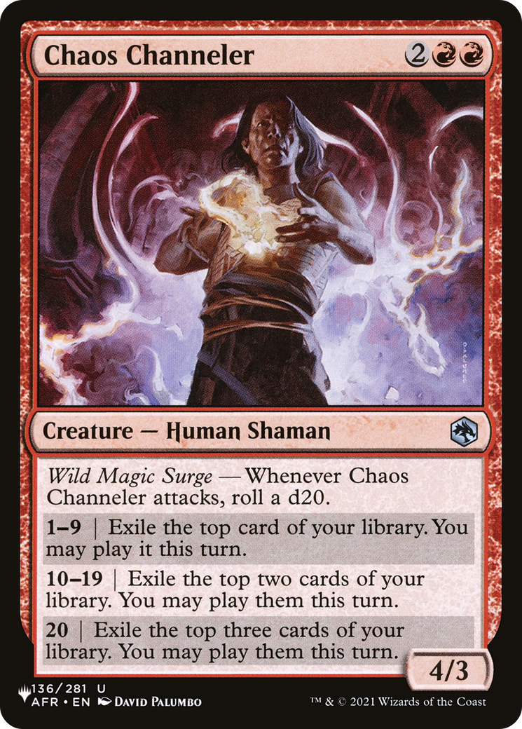 Chaos Channeler [The List Reprints] | Gamers Paradise