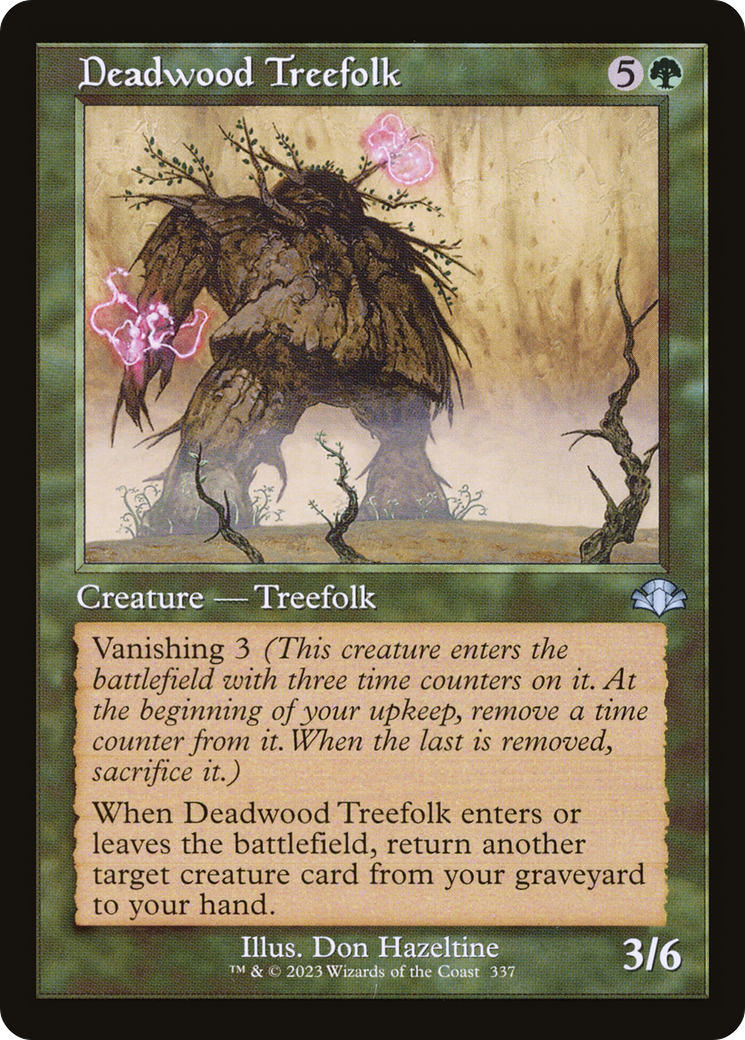 Deadwood Treefolk (Retro) [Dominaria Remastered] | Gamers Paradise
