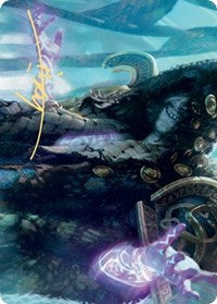 Valki, God of Lies Art Card (Gold-Stamped Signature) [Kaldheim Art Series] | Gamers Paradise