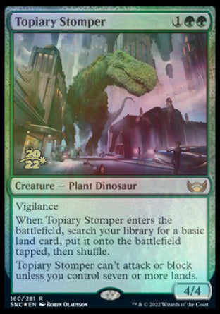Topiary Stomper [Streets of New Capenna Prerelease Promos] | Gamers Paradise