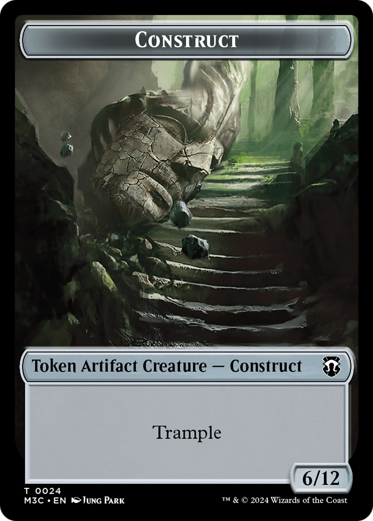 Construct // Myr Double-Sided Token [Modern Horizons 3 Commander Tokens] | Gamers Paradise