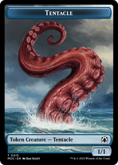 Tentacle // Human (26) Double-Sided Token [March of the Machine Commander Tokens] | Gamers Paradise