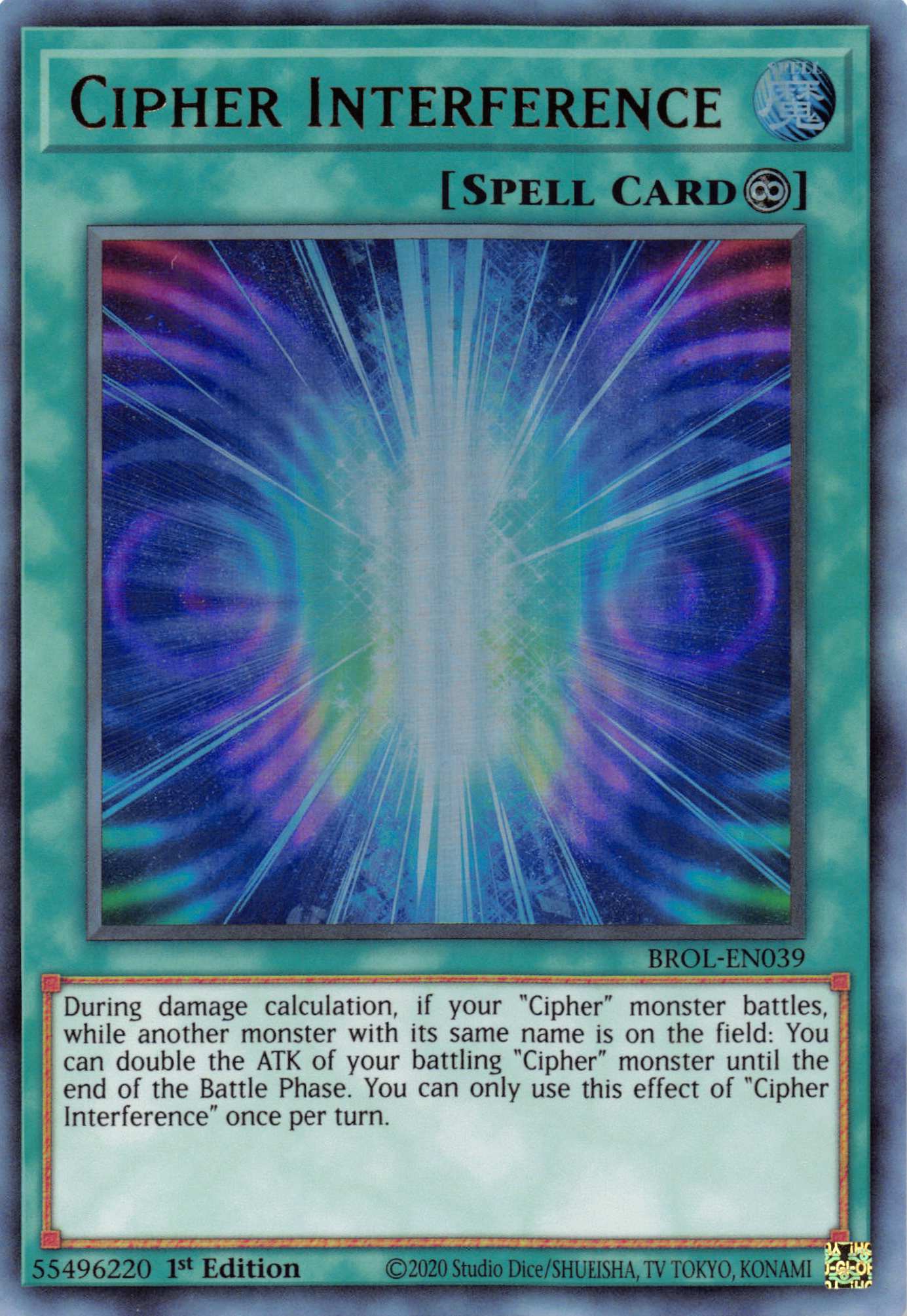 Cipher Interference [BROL-EN039] Ultra Rare | Gamers Paradise