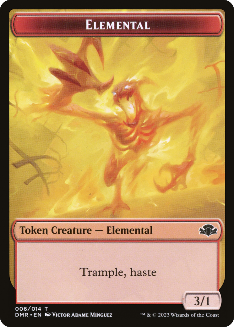 Elemental Token [Dominaria Remastered Tokens] | Gamers Paradise