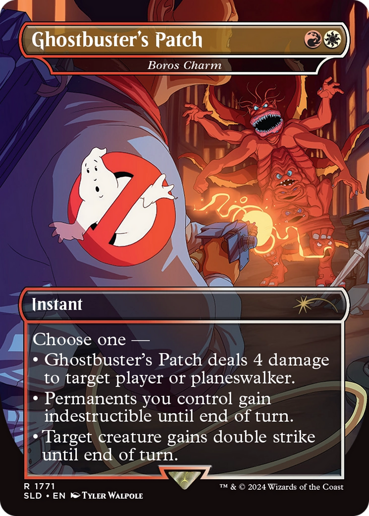 Ghostbuster's Patch - Boros Charm [Secret Lair Drop Series] | Gamers Paradise